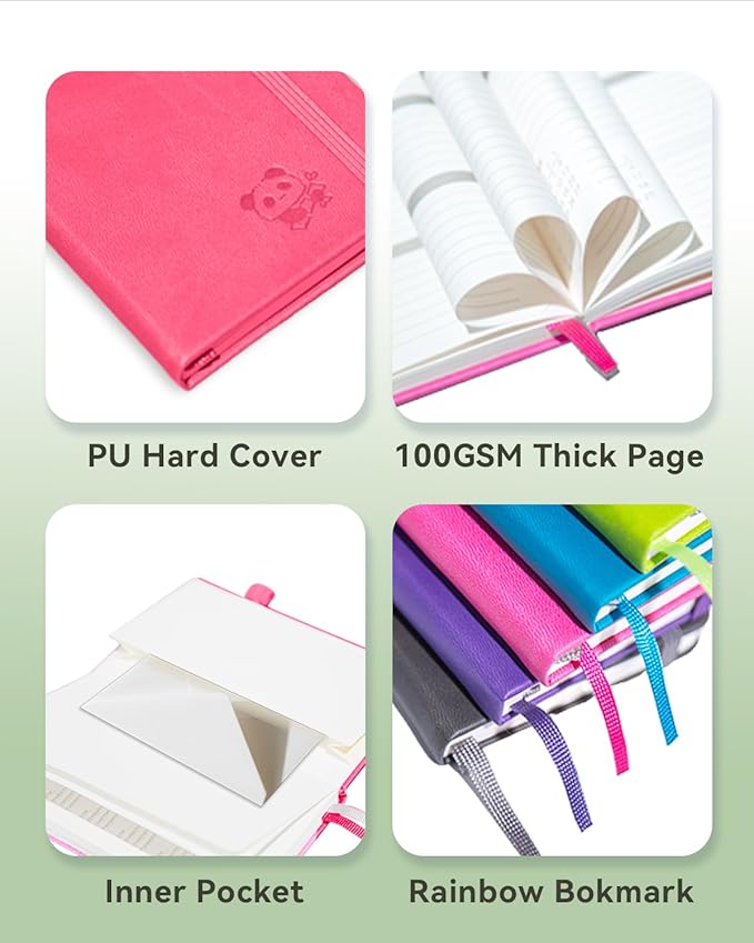 Pocket Monthly Planner 2026-2027 by YihurKis - 2 Year Pocket Monthly Calendar (Jan.2026 - Dec.2027), 4 Page Per Month with Expense Pages 3.5" x 6", Leather Hard Cover, 100GSM Thick Paper - Purple