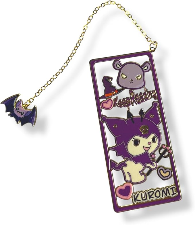 Anime Bookmark Gojo Satoru Metal Bookmark with Chain Japanese Style Manga Accessories Otaku Collectible Reading Gift Anime Gifts Gojo Gifts Book Lover Present Japanese Anime Merch (Demon)
