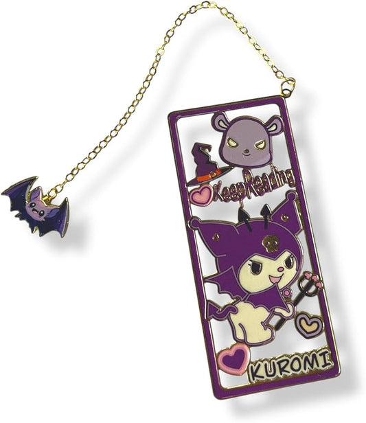 Anime Bookmark Gojo Satoru Metal Bookmark with Chain Japanese Style Manga Accessories Otaku Collectible Reading Gift Anime Gifts Gojo Gifts Book Lover Present Japanese Anime Merch (Demon)