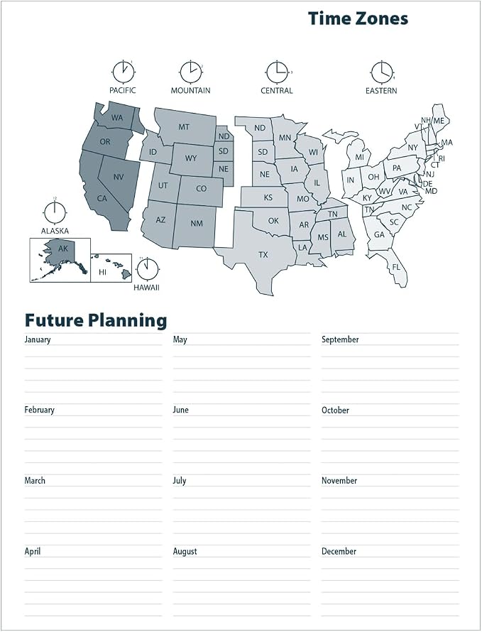 House of Doolittle 2025-2026 Two-Year Professional Weekly Planner, Black, 8.5 x 11 Inches, January - December (HOD272002-25)