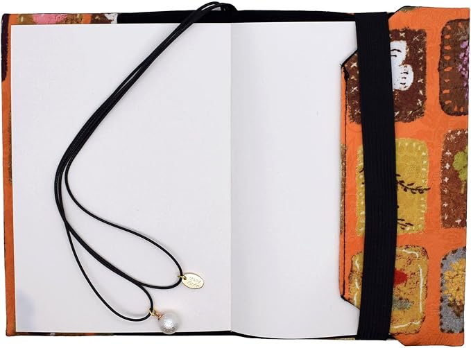 BLBMH A6 Book Cover 4x6 | Non-Stretch Fabric Sleeve with Bookmark | Handmade Washable Protector for Paperback Journal Bible Notebook | Gift for Women Readers - Yellow