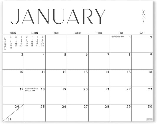 S&O Simple Magnetic Fridge Calendar from July 2026-December 2027 - Tear-Off Refrigerator Calendar to Track Events & Appointments - 18 Month Magnetic Planner for Fridge for Easy Planning-8"x10”in