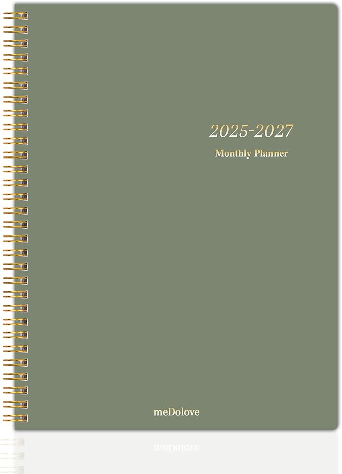 2026-2027 Monthly Planner, Calender Planner from Jan 2026- Jun 2027, 18 Months for Planning with Habit Tracker, To-Do List, Goals,Summary ,7.5" x 10", Spiral Bindding for Personal Organizer and Office Supplies