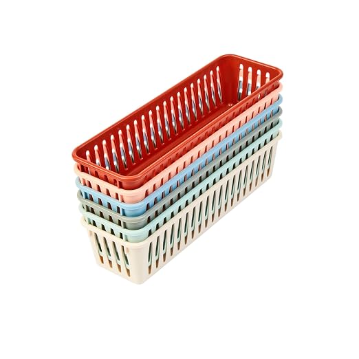 Really Good Stuff Pencil Baskets - Set of 6 - Boho