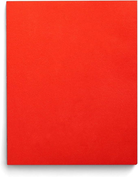 Staples School Grade 2‑Pocket Folders with Fasteners, Orange, Letter‑Size Durable Classroom & Office File Folders, 25/Box