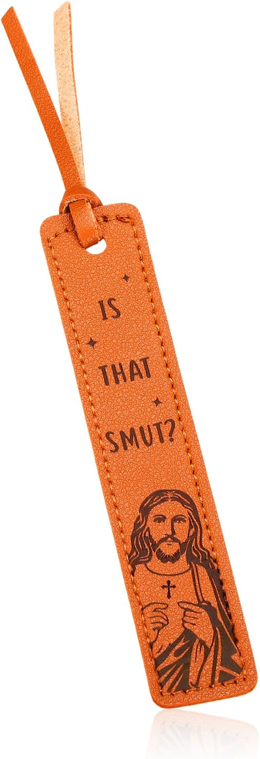 Funny Leather Bookmark for Women Men Christian Book Marker Gifts for Women Book Lovers Best Friend BFF Sister Reader Leather Gifts for Him Her Birthday Gift for Adults Teen Boys Girl
