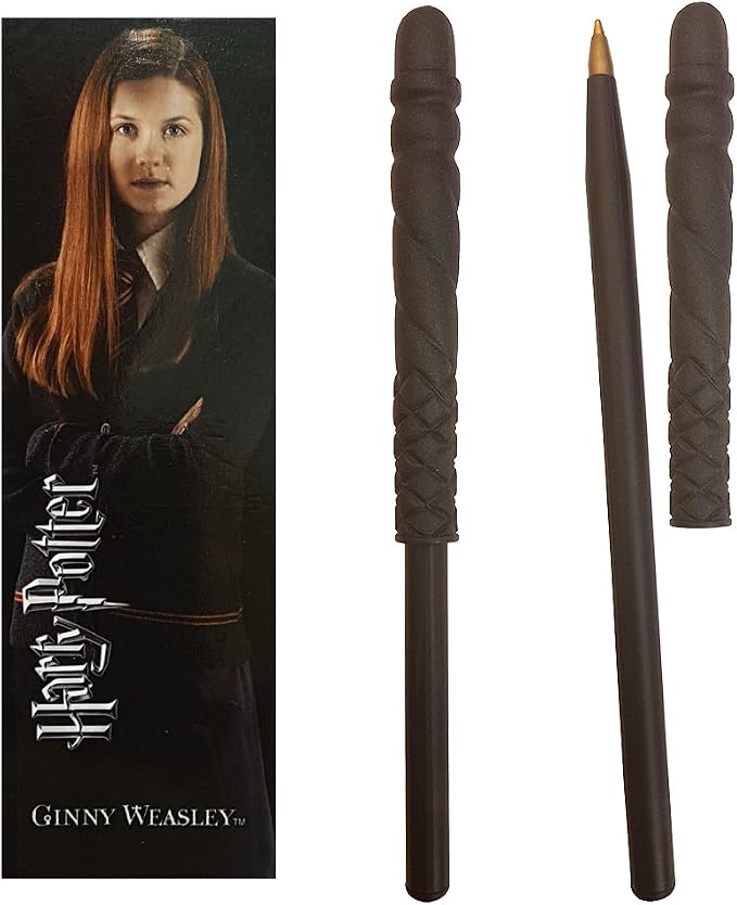 The Noble Collection Harry Potter Ginny Wand Pen and Bookmark