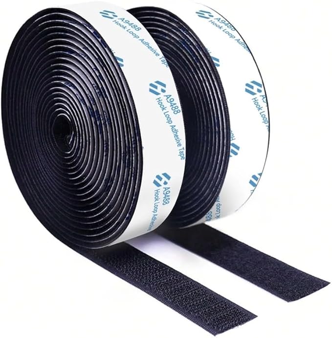 Strong Self Adhesive Hook and Loop Fastener Tape Double Side Adhesive Tape with Glue Sticker