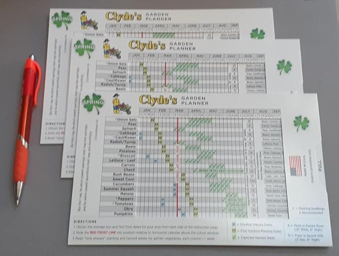 3-Pack, Clyde's Garden Planner