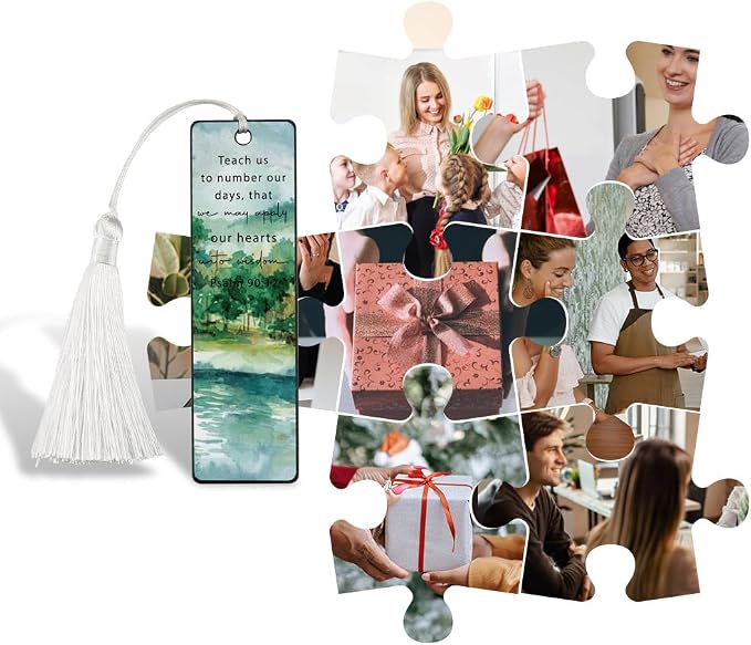 Christian Wisdom - Seeking Bookmark, Inspirational Gift for Believers, Uplifting Gift for Spiritual Readers, Spiritual Bookish Present, Unique Scripture Design Bookmark, WCB78