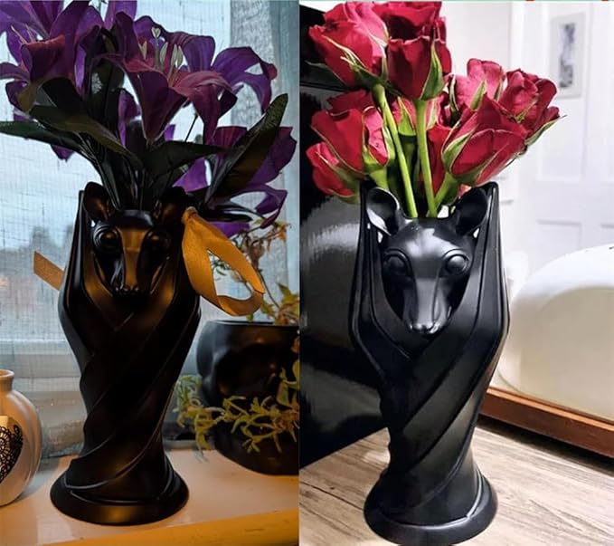 Mamarmot Gothic Bat Makeup Brush Cup Storage Organizer, 3D Printed Cool Animals Design, Office Supplies Desk Base, Game Controller Holder, Desktop Decorative Holder for Men Women Gift (Bat)
