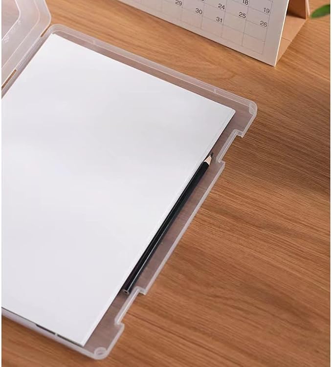 A4 Plastic Paper Organizer, Document File Box, Printer Paper Storage Container, Magazine Holder, Photo Containers