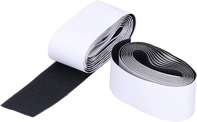 Guitar Effect Pedal Mounting Tape Strong Adhesive Nylon Tape Secure Fastening for Guitar Pedal Board 5cm x 2meters Rough Hook Surface (Hair + Gradient Surface)