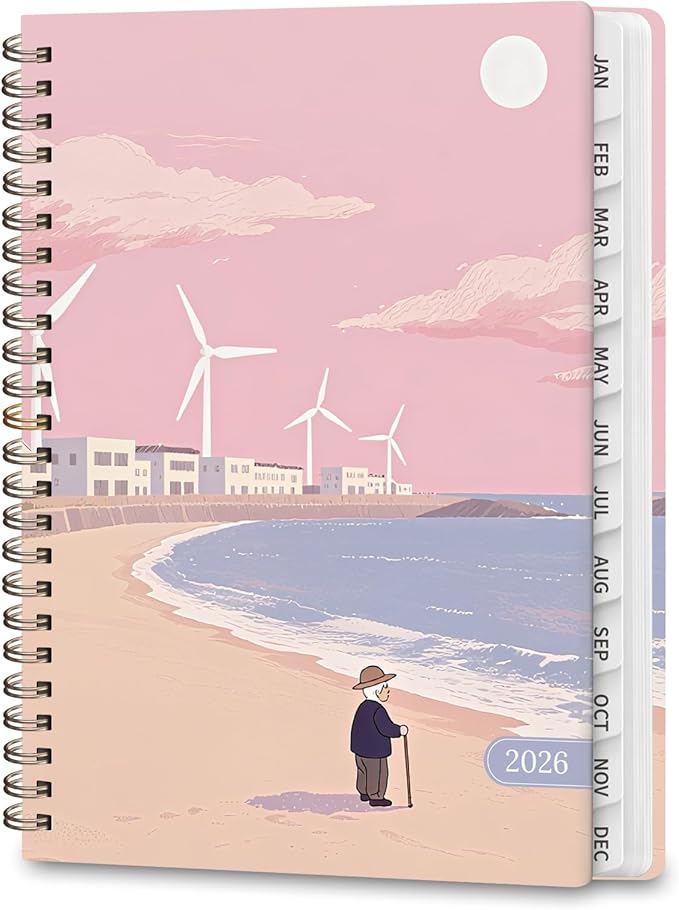 2026 Planner, Weekly and Monthly Calendar Planner Book, Jan 2026 - Dec 2026, Planning Agenda for Desk Accessories and School Supplies - A5 (6.3'' x 8.5'')