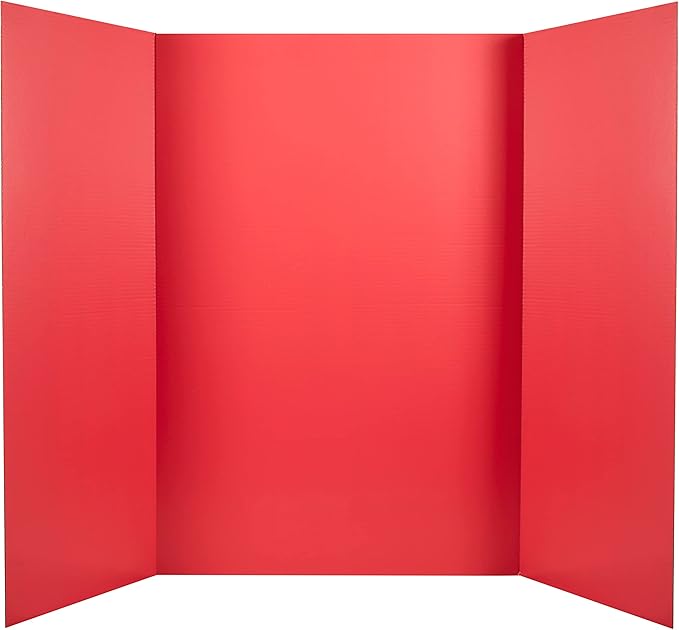 Pacon Corrugated Presentation Board, 48-Inchx36-Inch, Assorted 4 Colors (37654)