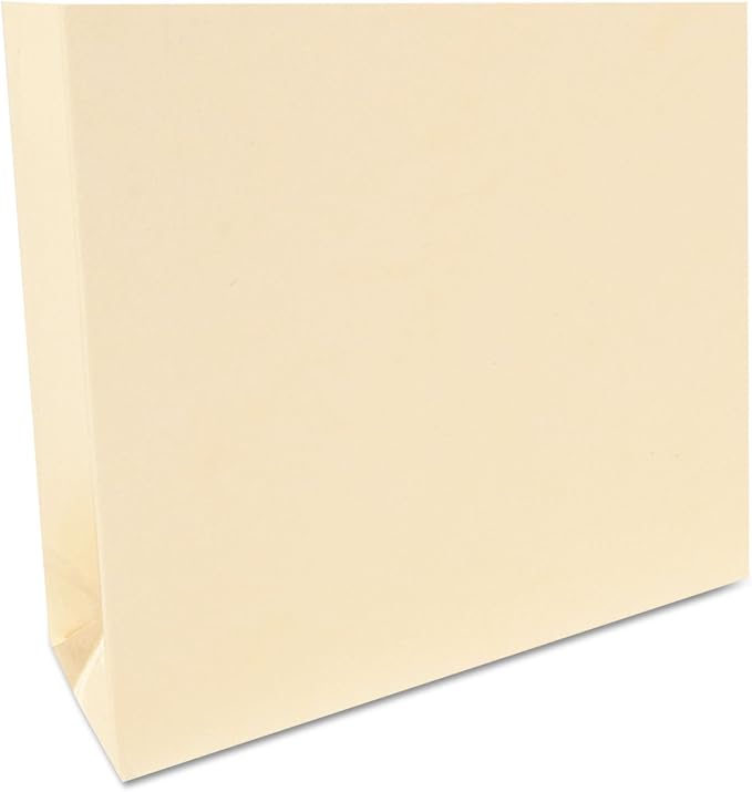Smead File Jacket, Straight-Cut Tab, 1" Expansion, Letter Size, Manila, 50 per Box (75439)