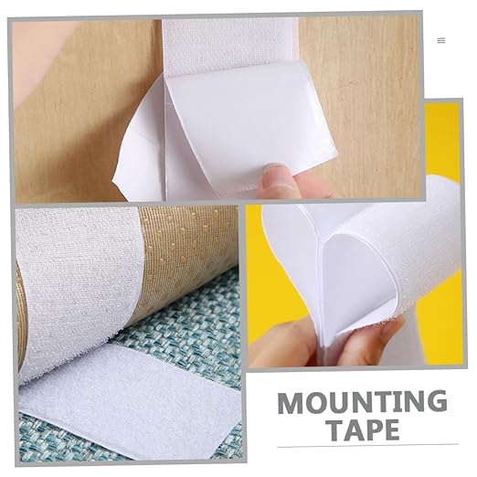 Beaupretty 2Rolls Hook and Loop Guitar Pedal Mounting Tape Durable Secure Adhesive for Guitar Effects Pedals Versatile for Musicians