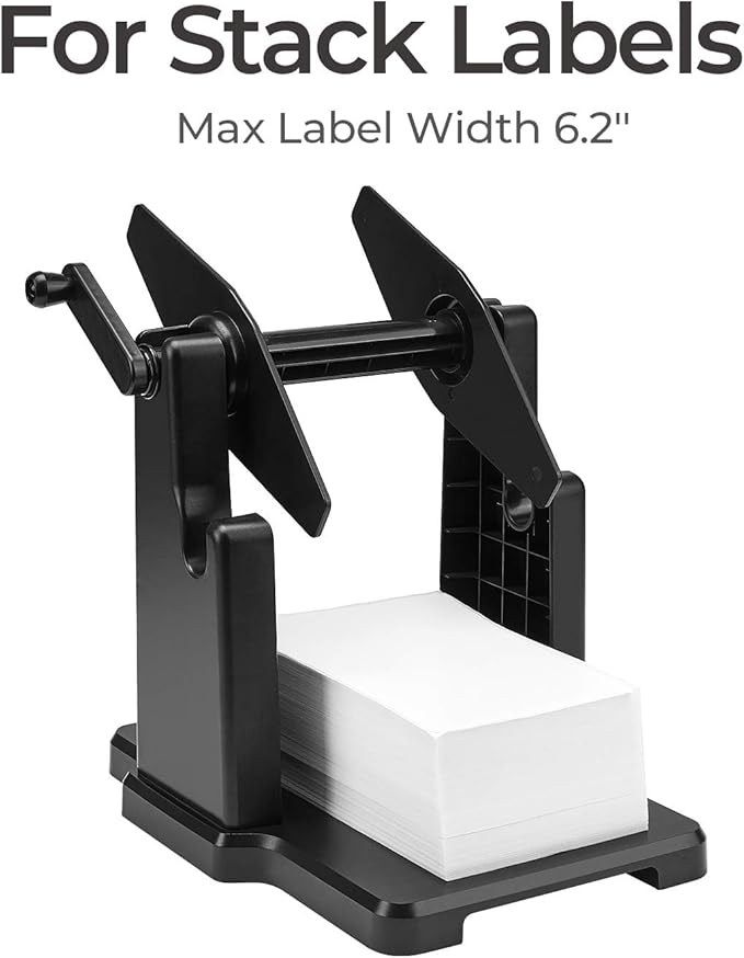 2 in 1 External Rolls Label Holder+4"x6" Direct Thermal Shipping Label 220 Labels/Roll+Bluetooth Thermal Label Printer 941B
