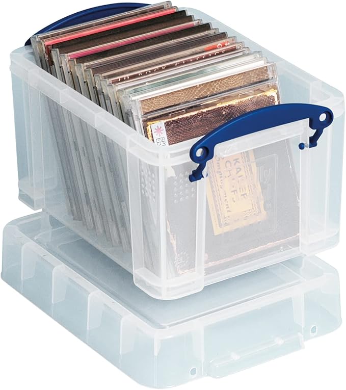 Really Useful Plastic Storage Box 3 Litre Clear
