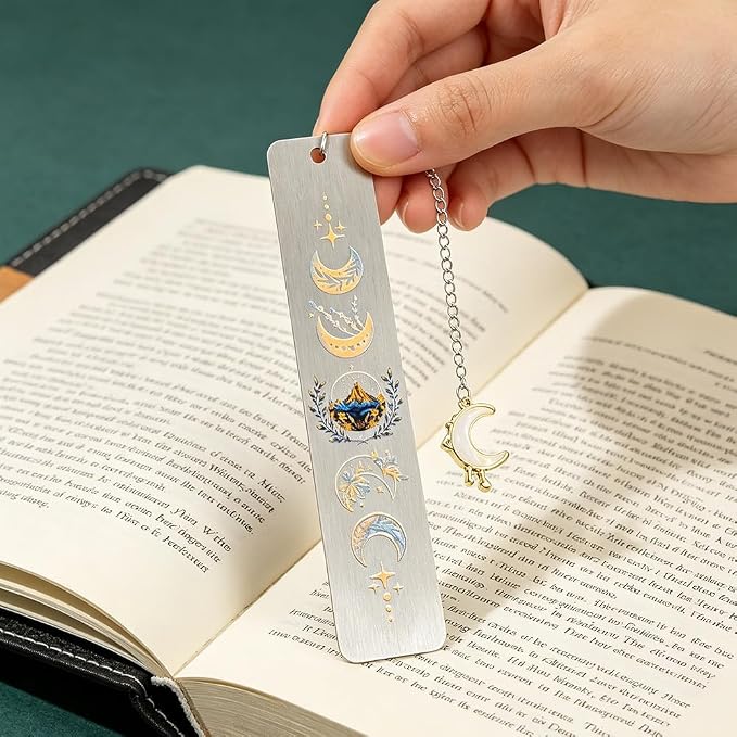 Acotar FAE Romance Metal Bookmark,The Night Court Feysand Fantasy Bookmarks,Reading Gift for Women Book Lovers and Fans of The Court of Thorns and Roses (Yellow Acotar)