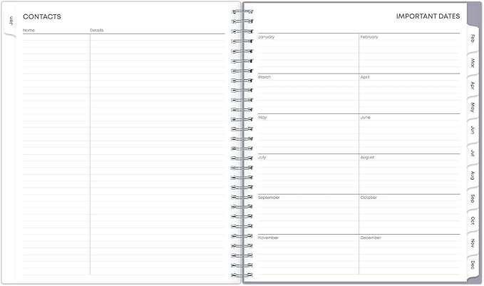 Blue Sky 2027 Monthly Planner Calendar, January 2027 - December 2027, 8" x 10", Flexible Cover, Laminated Tabs, Durable Twin Wire Binding, Rue Du Flore
