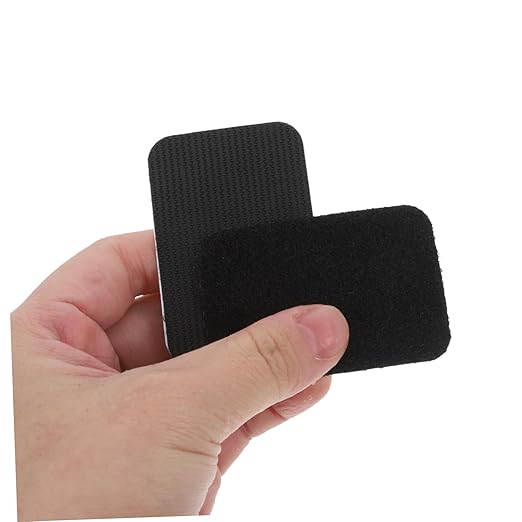 DECHOUS 5pairs Hook and Strips of Adhesive Non- for Sofa Rug and Cushion Stabilization Traceless Design for Easy Installation and Reusability