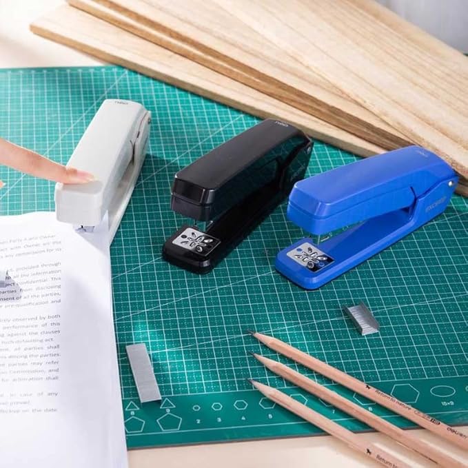 Rotary Stapler Office Household Stapler Staples Rotatable Stationery(D)