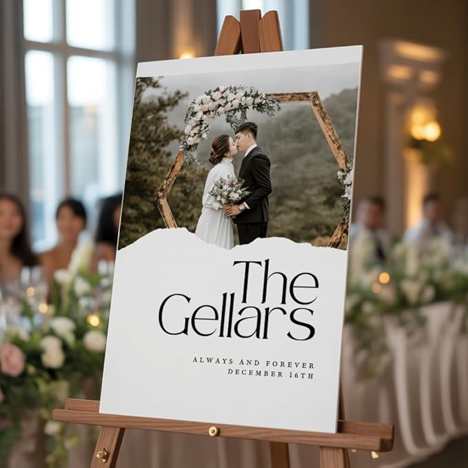 Custom Foam Board Poster Sign, 24x36 inch - 3/16 Thick - Personalized Foamcore Event Signs for Wedding, Baby Shower, Announcements, Presentations, Arts & Crafts