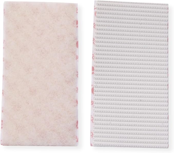 VELCRO Brand 2pk Heavy Duty White Stick On Strips 50mm x 100mm, Hook And Loop Tape Self Adhesive Strips, Industrial Extra Strong Double Sided Sticky Pads Heavy Duty Perfect for Home, Office & Garage