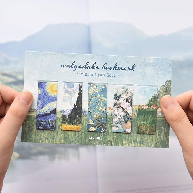 Monolike Magnetic Bookmarks Vincent Van Gogh, Set of 5