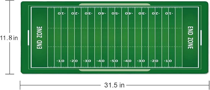 Desk Mat, Large Desk Pad Large Mouse Pad Cute Desk Accessories Home Office Essentials XL Desk Mat Desk Pad Mat for Keyboard Mouse Desk Pads On Top of Desks Computer American Football Field