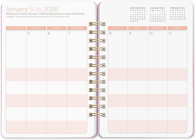 Orange Circle Studio Academic Planner 2026, Catching Colors, Do It All Planners, 17-Month Wire-O Bound Planner for School or Work, Dotted Grid Week-Per-Spread View, To-Do Lists, Budget & Goal Trackers