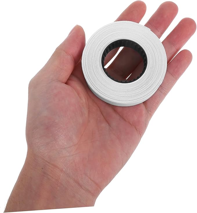 Gadpiparty 10rolls Retail Price Tags Paper Roll Price Labels Marker Accessories Labeler Parts Stickers for Labeller Labels Roll Labeler Paper