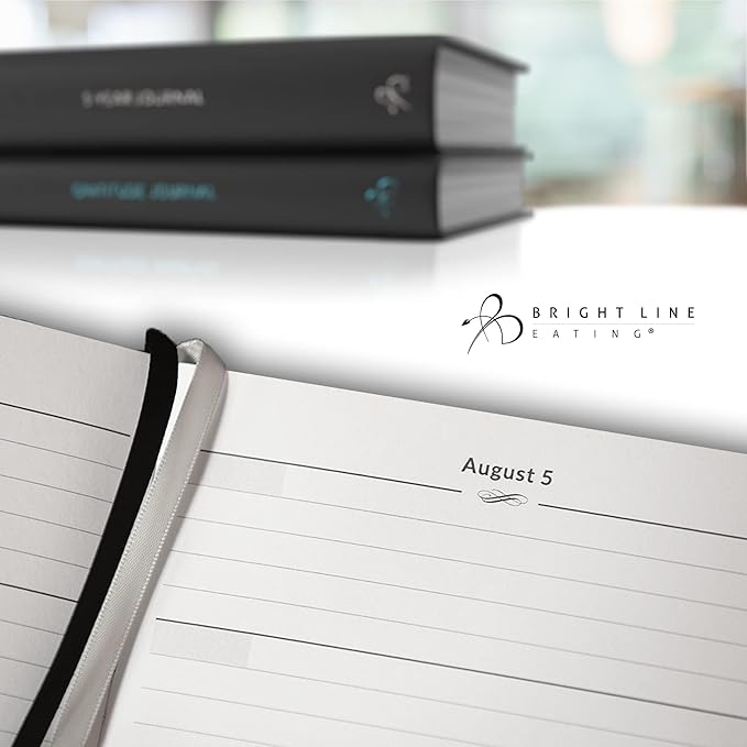 Bright Line Eating 5 Year Journal - Vegan Leather Journal w/Daily Entries – Berry Memory Book Journal for Women & Men – 5 Year Journal for Tracking Memories, Ideas, Devotions & Progress (Berry)