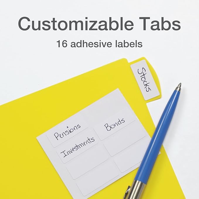 Oxford Plastic Binder Dividers for 3 Ring Binder,Durable Plastic-Binder Divider,8 Tab,Multicolor Tabs,3 Hole Punched,Letter Size,6 Sets (89601),(Pack of 4)