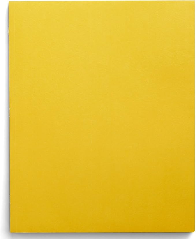 Staples School Grade 2‑Pocket Folders, Yellow, Letter‑Size Durable Paper File Folders for Classroom & Office Organization, 25/Box