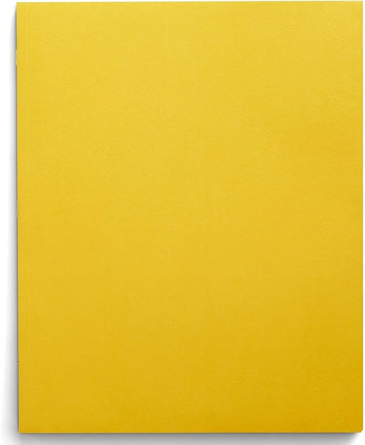 Staples School Grade 2‑Pocket Folders, Yellow, Letter‑Size Durable Paper File Folders for Classroom & Office Organization, 25/Box