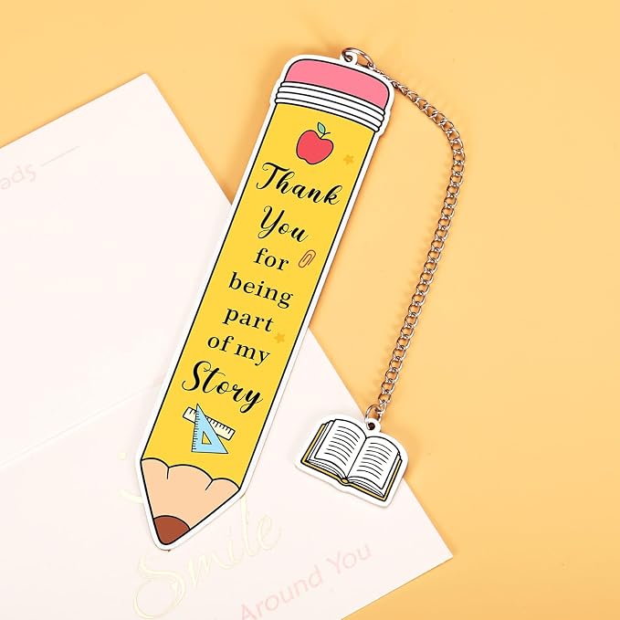 Teacher Appreciation Bookmark Gifts for Women Men, Retirement Gift for Teacher, Back to School Gifts for Teachers, End of Year Thank You Gift Bulk for Teachers from Students, Graduation Teacher's Day