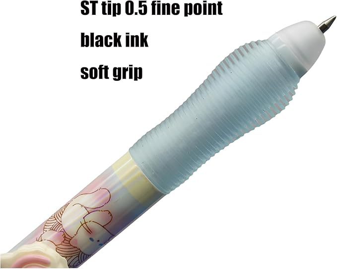 8 PCS Novelty Panda Sakura Erasable Pens Erasable Gel Pens With Black Ink For School Office Christmas Birthday Party