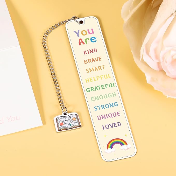 Bookmarks for Kids, Book Marks for Reading Kid, Preschool End of Year Gifts for Kids, Kindergarten Back to School Gift for Student, 5th 8th Grade School Supplies for Boys Girls, Dorm Room Essentials