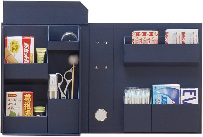 Nakabayashi LST-FB5NV Lifestyle Tool, Storage Box, File B5, Navy