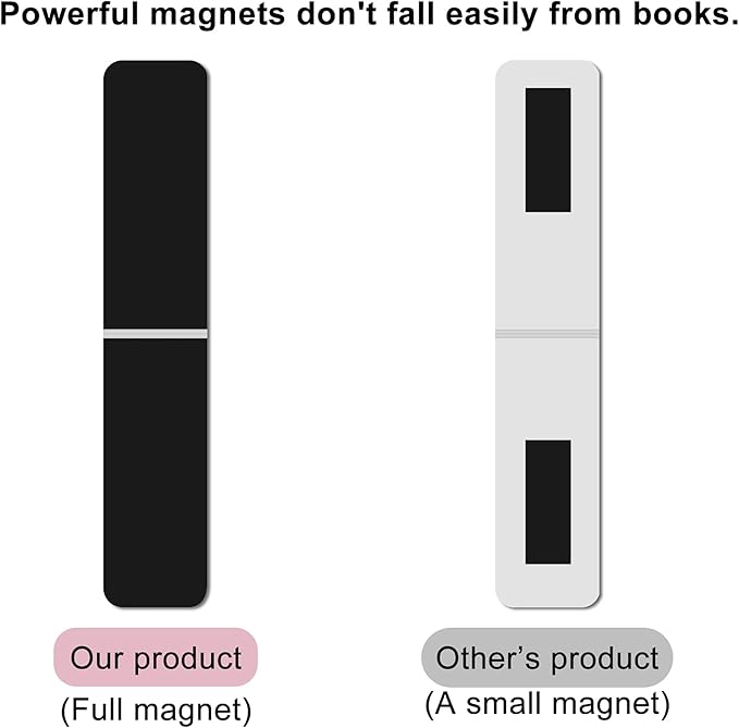 30 Pieces Bookmark, Magnetic Bookmarks for Women, Men, Book Lovers, Page Markers for Students Teachers Reading (Misty, Ocean, Emerald)