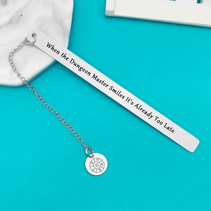 Gift for Dungeon Master When The Dungeon Master Smiles It's Already Too Late Bookmark DND Gift RPG Gamer Gift DND Player Gift Dungeon Master Fans Gift