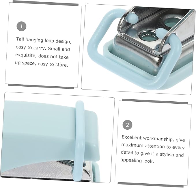 Veemoon Portable Mini Stapler for Office Use Durable and Ergonomic Design Easy to Carry for School and Daily Tasks Lovely and Functional Desk Accessory