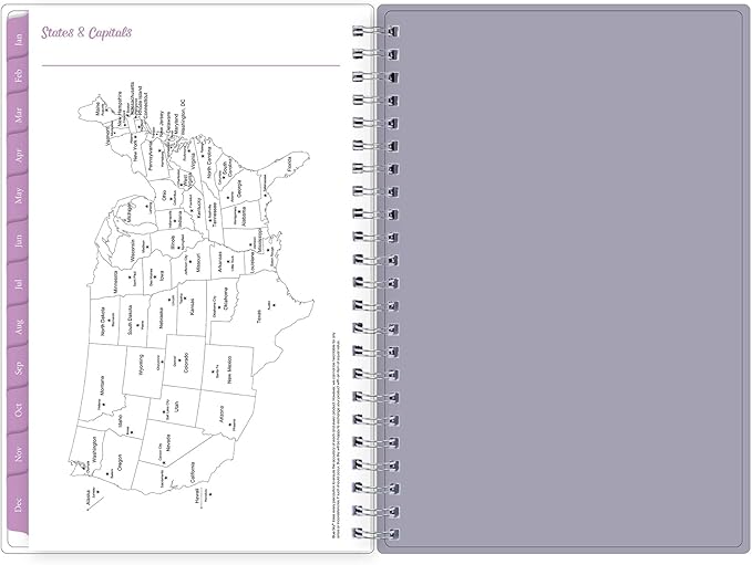 Blue Sky 2023 Weekly and Monthly Planner, January - December, 5' x 8', Clear Pocket Cover, Wirebound, Laila (142087)