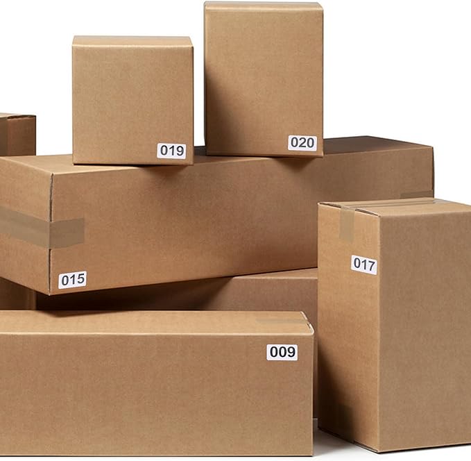 FUOYLOO 1 Roll 001-1000 Inventory Number Sticker Labels Self Adhesive Labels Consecutive Number Stickers for Indoor, Outdoor, Storage, Classification, Supplies