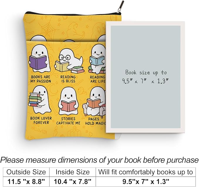 Book Sleeve for Book Lovers, Book Cover for Paperbacks Hardcover