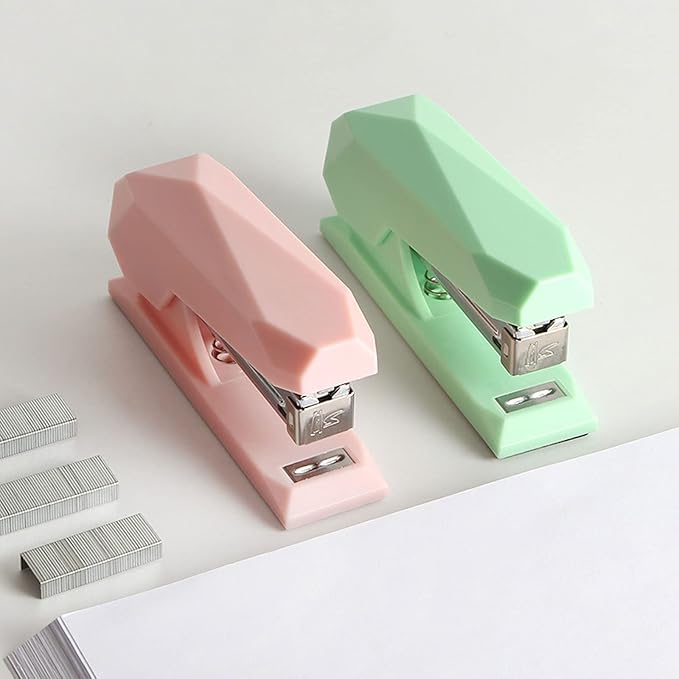 Liudan Stapler Desktop Staplers, 25 Sheet Capacity, Portable, Durable Stapler for Home Office Supplies, Classroom or Desktop Accessories Desktop Stapler