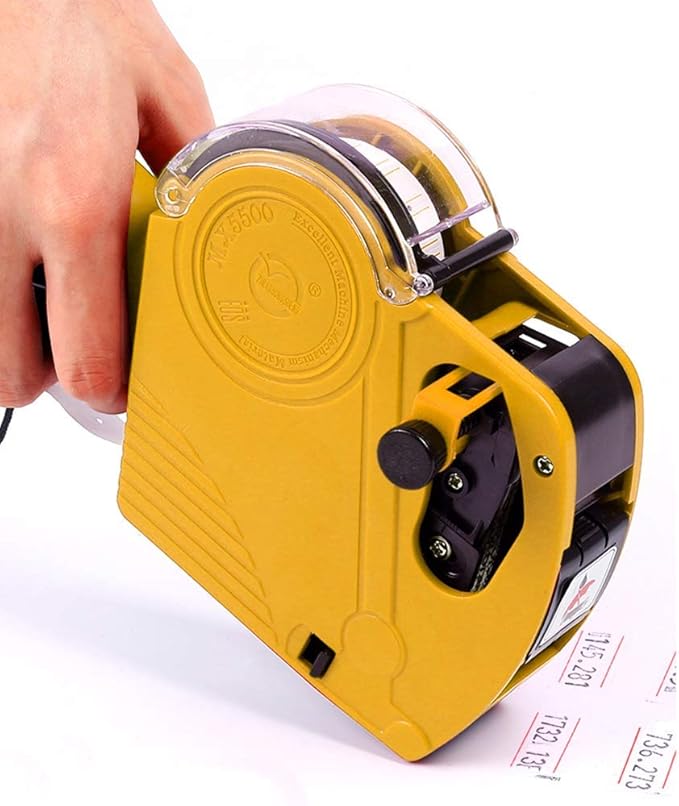 MX5500 EOS Yellow 8 Digits Pricing Gun Kit with 7,000 Labels & Spare Ink