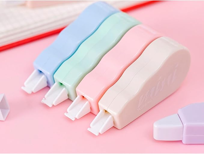 6Pcs Correction Tape Roller White Out Tape Quick Drying Corrective Tape for Writing Journaling School Office Supplies